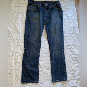Lee 36W 32L blue jeans